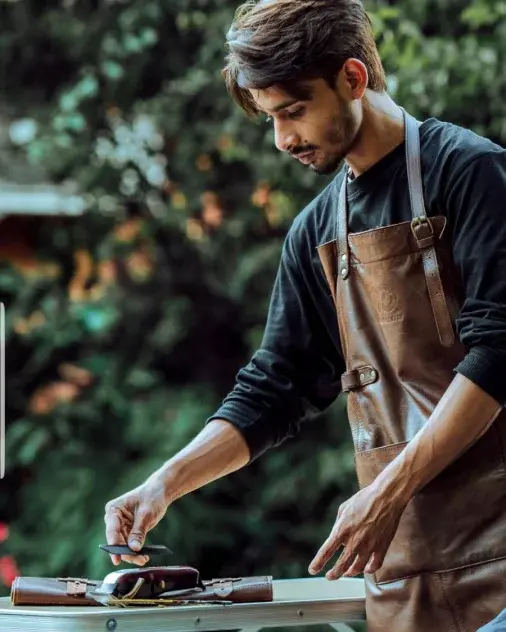 Guy with a fade hair cut